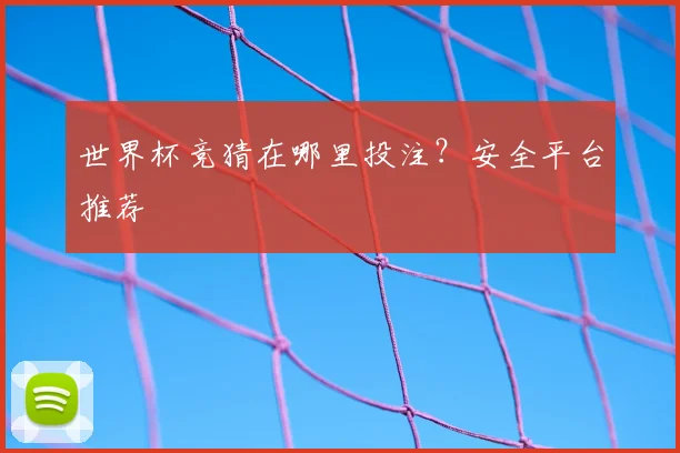 世界杯竞猜在哪里投注？安全平台推荐